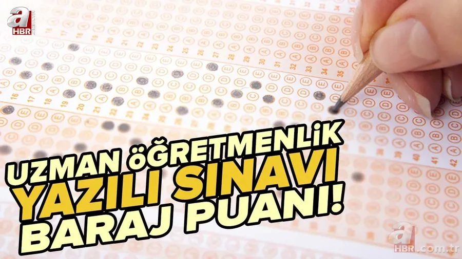 Uzman öğretmenlik sınavı baraj puanı kaç? 2022 uzman öğretmenlik PUAN HESAPLAMA | 3-4 yanlış 1 doğruyu götürür mü? 1