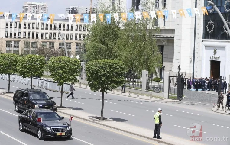 Cumhurbaşkanı Erdoğan, AK Parti Genel Merkezi'ne böyle geldi 13