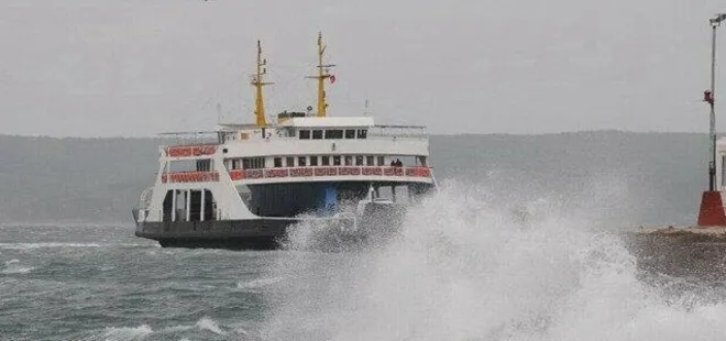 İstanbul’da deniz ulaşımına olumsuz hava engeli!