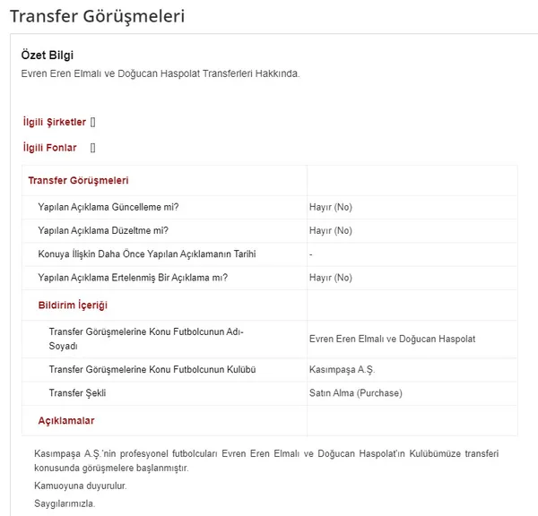Son dakika: Trabzonspor'dan KAP'a 4 transfer açıklaması! Larsen, Eren Elmalı ve Doğucan tamam - 1