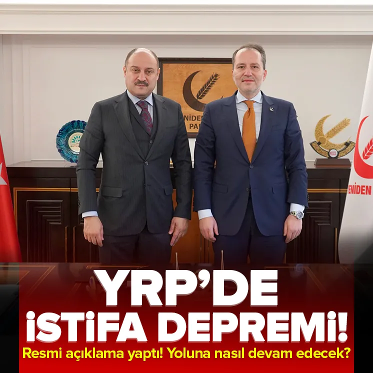Yeniden Refah Partisinde istifa depremi