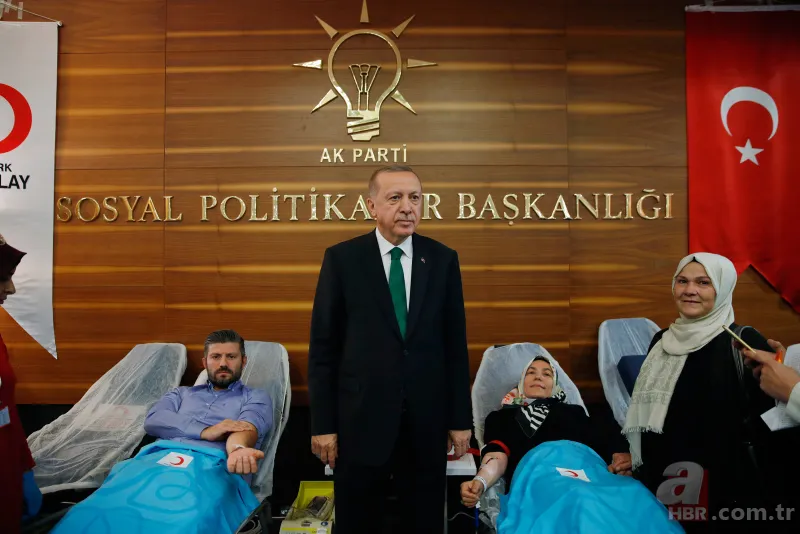 Başkan Erdoğan'dan kan bağışçılarına sürpriz ziyaret 6