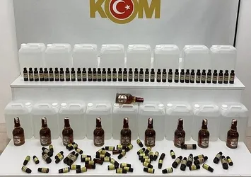Samsun’da sahte içki operasyonu!