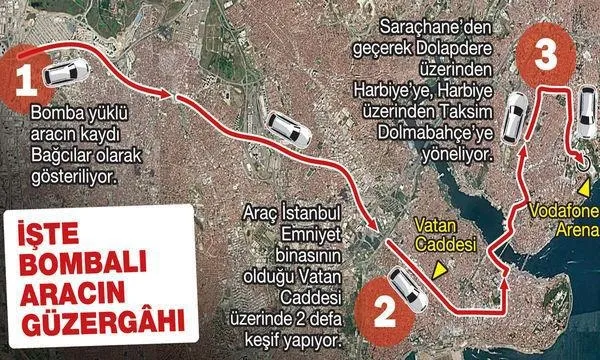 Bombalı terör aracının katliam rotası - 3