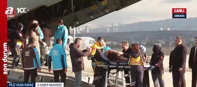 Gazzeli hastalar Türkiye’de! Sağlık Bakanı Fahrettin Koca karşıladı