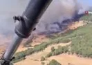 Uşak’ta orman yangınına müdahale sürüyor!