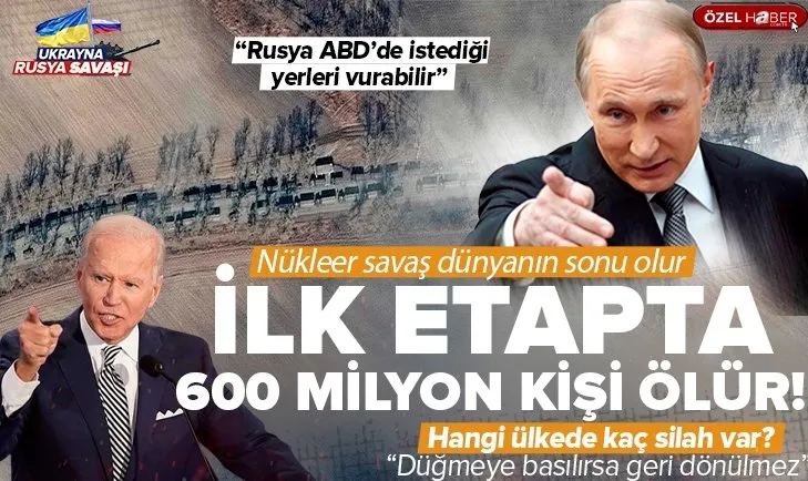İlk etapta 600 milyon insan ölür! Rusya isterse ABD’nin istediği bölgesini vurabilir! Hangi ülkede kaç nükleer silah var? Mesut Hakkı Caşın A Haber’de yorumladı
