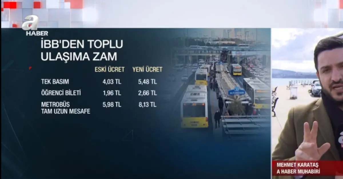İstanbul’da ulaşıma yine zam geliyor