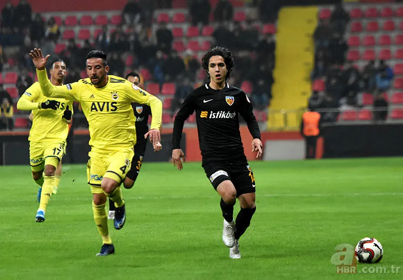 Ersun Yanal'dan önemli değişiklik! İşte Fenerbahçe-Kayserispor maçı ilk 11'i 1