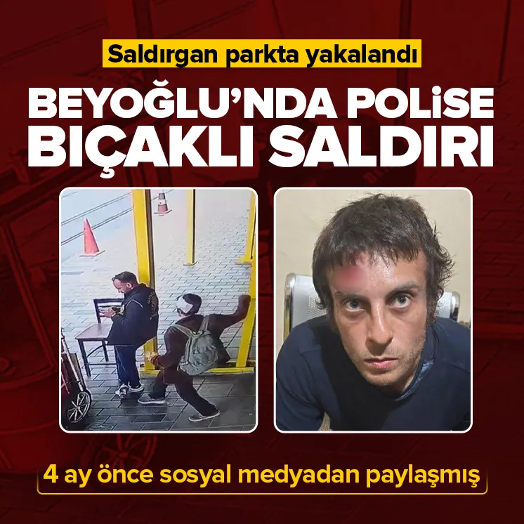 İstanbul’da polise bıçaklı saldırı!