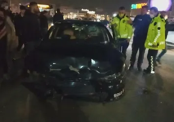 5 kilometrelik takip kazayla bitti