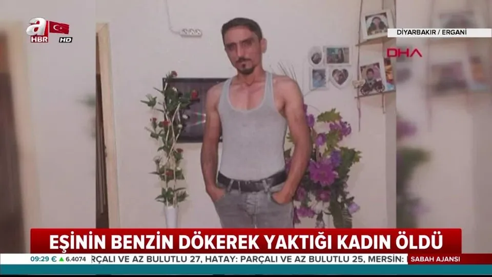 Esinin Benzin Dokerek Yaktigi Kadindan Aci Haber Ahaber Video Izle