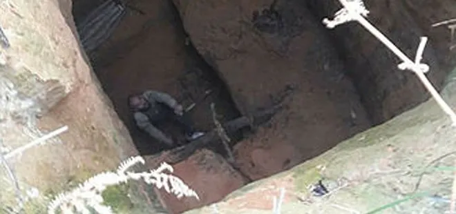 12 metrelik kuyuya düşen kişi 48 saat sonra kurtarıldı
