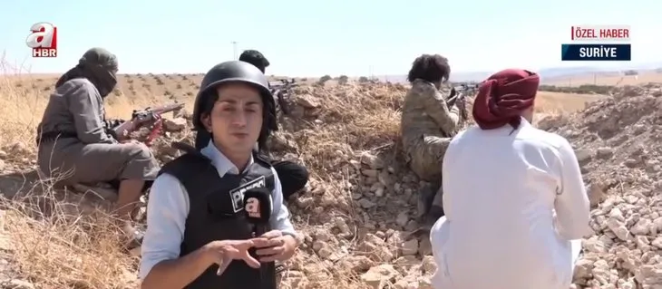 A Haber ekibi Suriye’de çatışma bölgesinde! Arap aşiretler PKK/YPG ile savaşıyor