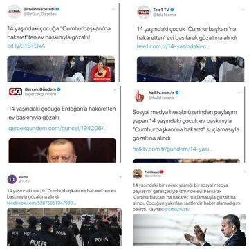 Hayvanlığı perdelediler Başkan Erdoğan’a iftira attılar