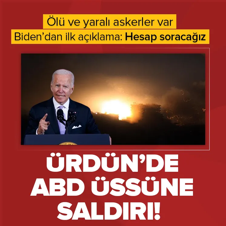 Ürdünde ABD üssü vuruldu!
