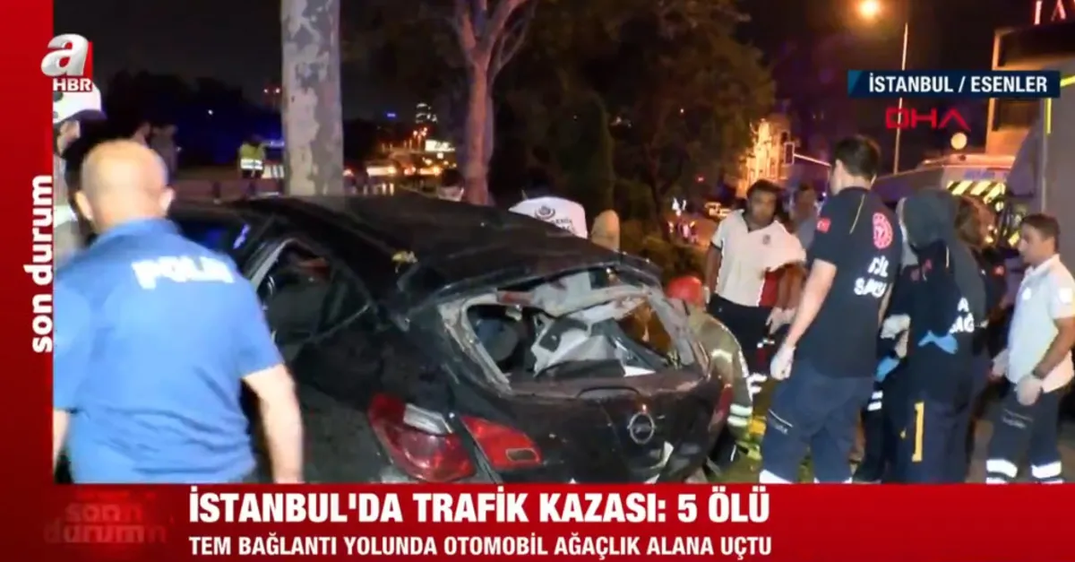 İstanbul Esenler'de feci kaza: 5 ölü