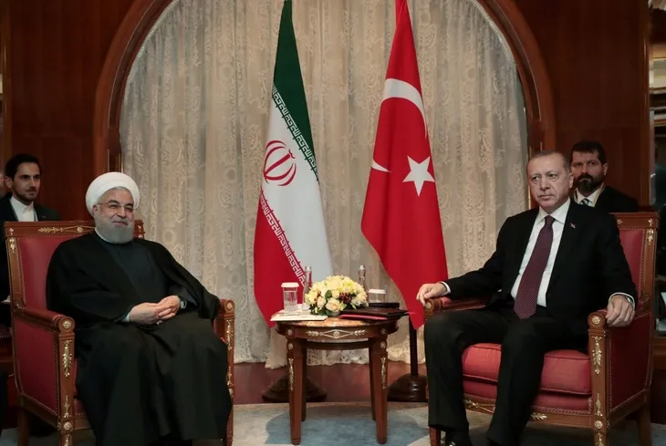 Erdoğan, Putin ve Ruhani zirvesinden kareler