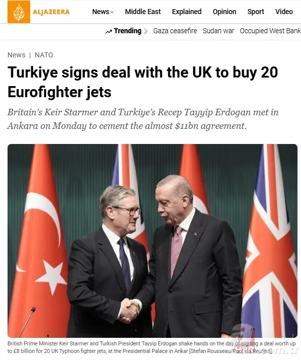 Türkiye'nin Eurofighter alımı dünya basınında! Yunan'dan İsrail'e kim ne dedi? "Başımız ağrıyacak" 11