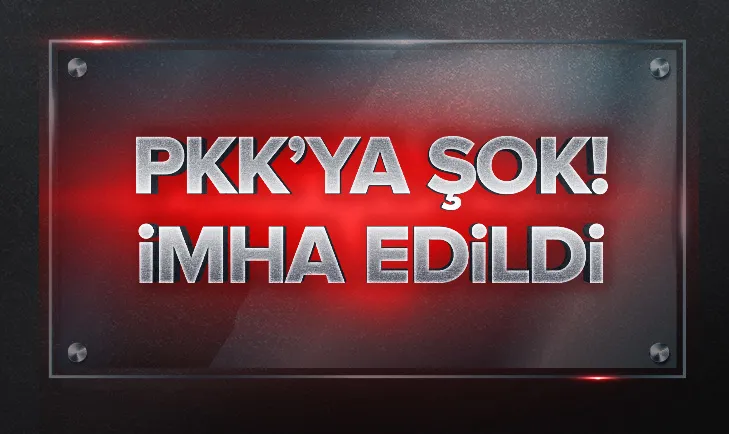 PKKlılara şok! Havada imha edildi