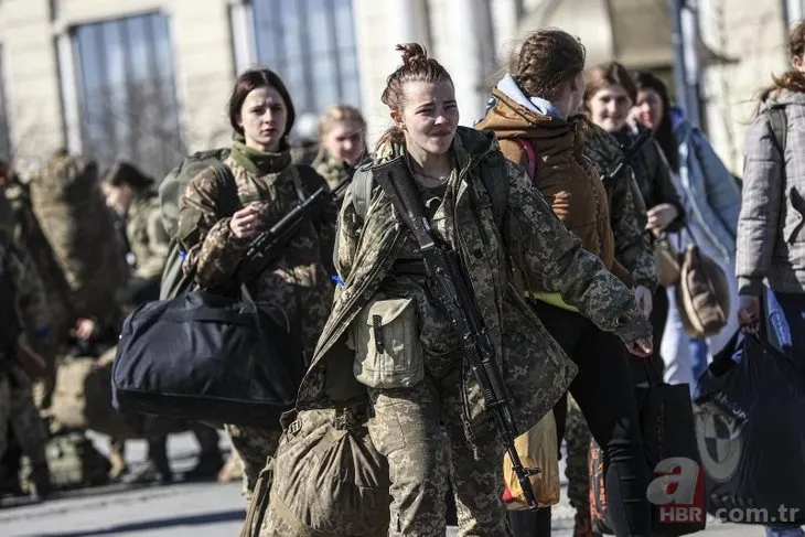 Ukraynalı savaşçı kadınlar! Cepheye akın ediyorlar