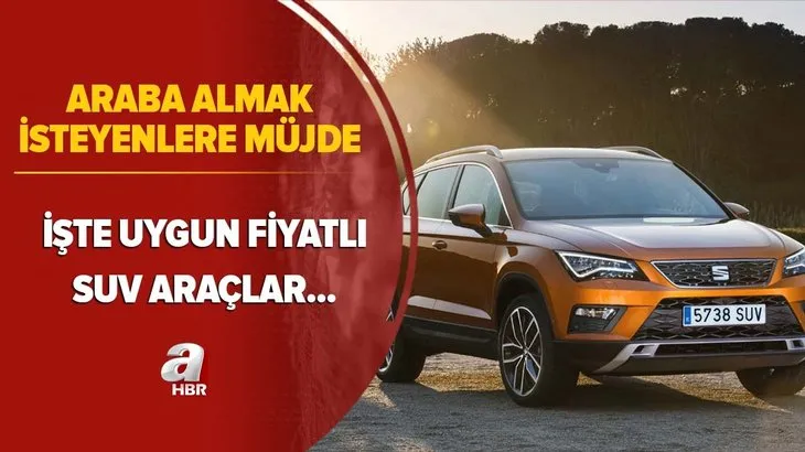 Fiyatlar dibe vurdu! Araba almak isteyenlerin yüzünü güldürdü! İşte uygun fiyatlı SUV araçlar...