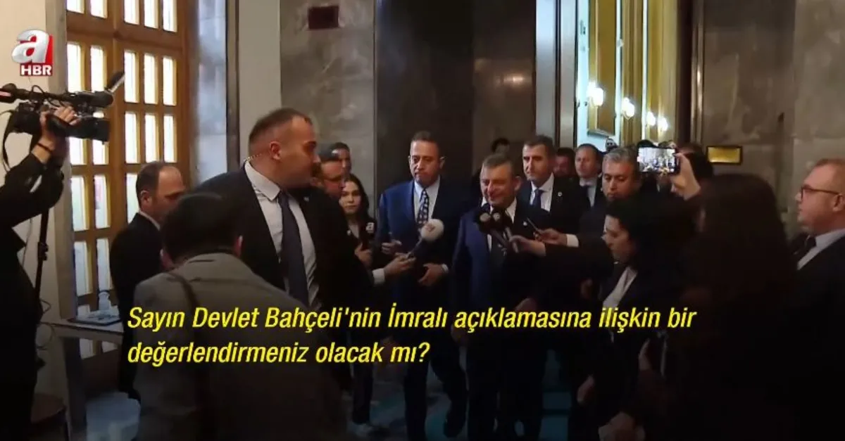 Özgür Özel'in "İmralı" sessizliği!