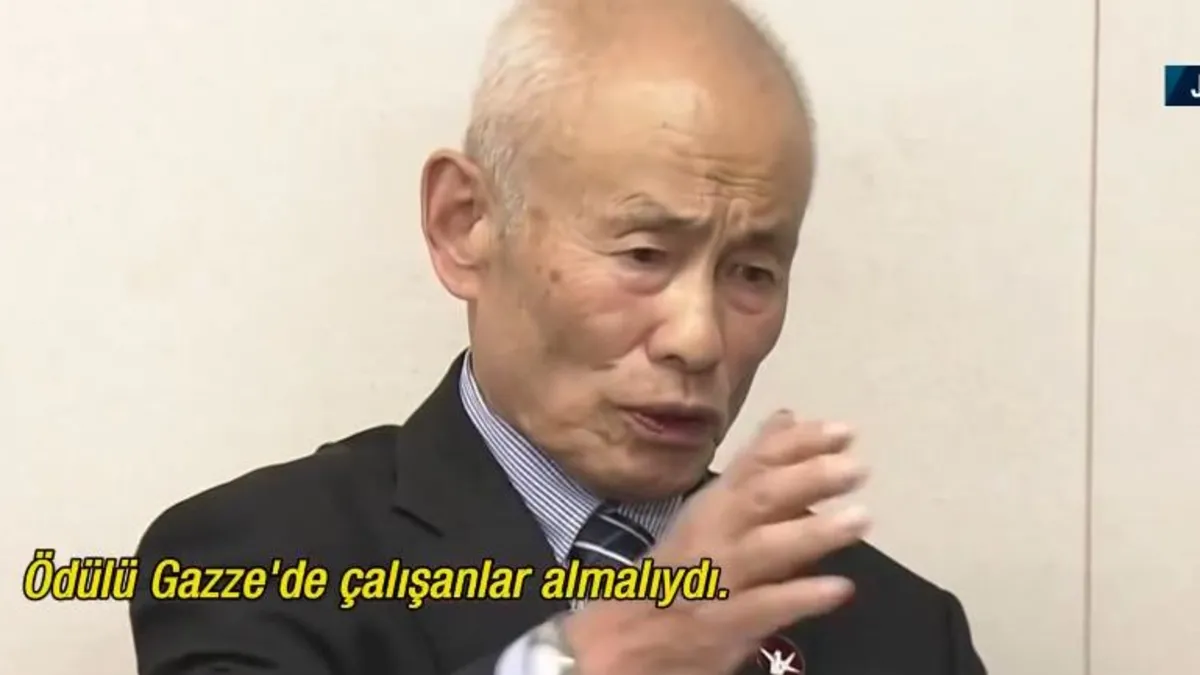 Nobel ödülü aldı! “Gazze” almalıydı dedi