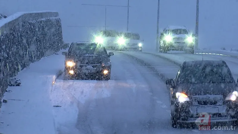 Kar yağışına 3 gün ara! Meteoroloji 16 il için sarı alarm verdi: Buzlanma, çığ ve don... 8