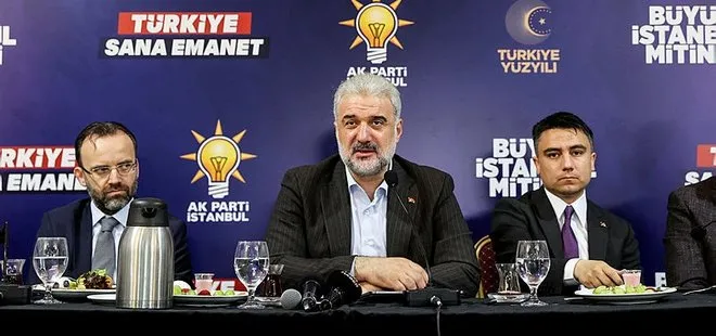 AK Parti’nin Yenikapı mitingine CHP’li İBB’den engelleme girişimi! AK Parti İstanbul İl Başkanı Osman Nuri Kabaktepe: Büyük bir nezaketsizlik