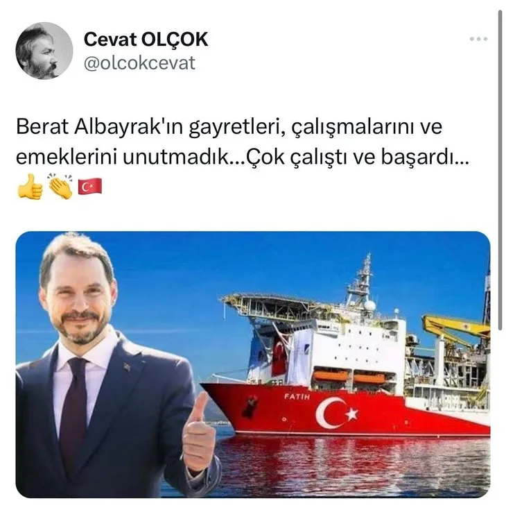 Muhalif eski Bakan Türker’den dikkat çeken Karadeniz gazı açıklaması: Allah’ı var mimarı Berat Albayrak