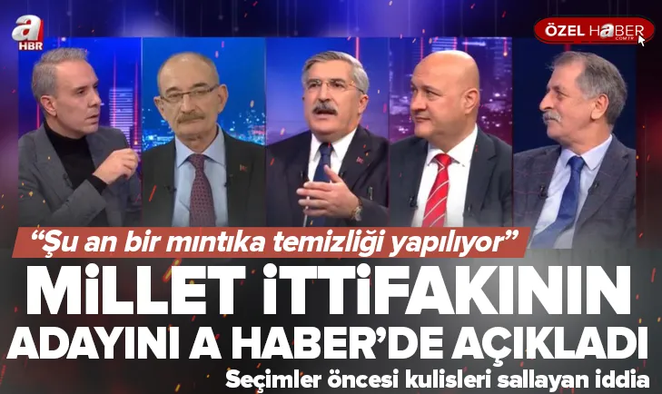 Millet İttifakı’nın adayını canlı yayında duyurdu