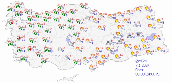1704555031350.png Meteoroloji'den 17 il için "sarı" uyarı: Sağanak yağış ve fırtınaya dikkat - 7