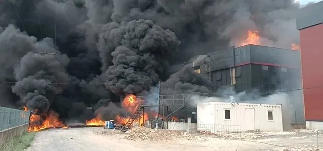 Tekirdağ’da kimya fabrikasında yangın! Kontrol altına alındı