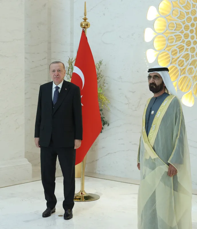 Son dakika: Başkan Erdoğan’dan BAE’de kritik görüşme! Dubai Emiri Al Maktum ile bir araya geldi