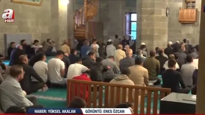 Erzurum’da bayram namazına yoğun ilgi