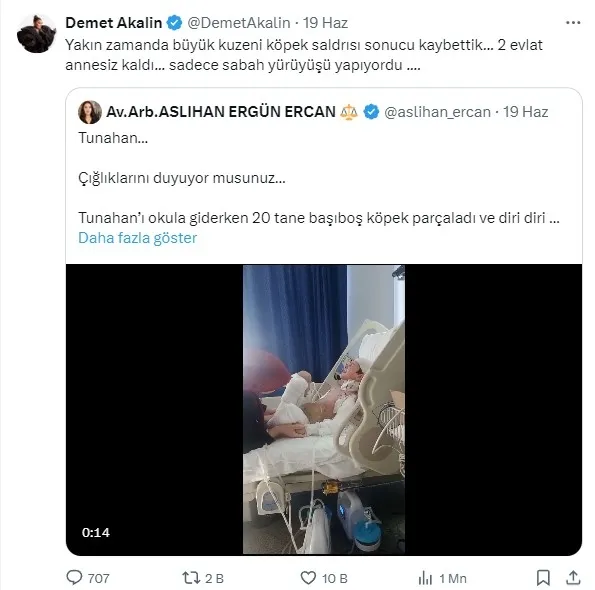 Demet Akalın’ın kuzeni köpek saldırısında hayatını kaybetti! ’2 evlat annesiz kaldı’