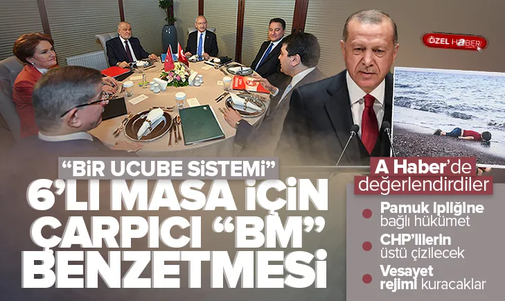 6’lı masa için çarpıcı BM benzetmesi