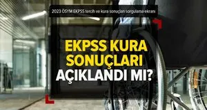 EKPSS tercih sonuçları AÇIKLANDI!