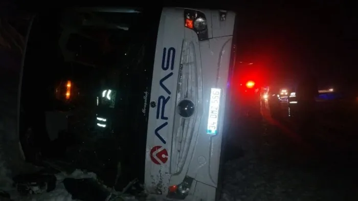 Kars'ta feci otobüs kazası! - 5