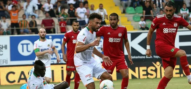 Lider evinde puan kaybetti! Alanyaspor 1-1 Sivasspor Maç sonucu