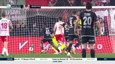Antalyaspor 1-2 Beşiktaş MAÇ SONUCU-ÖZET