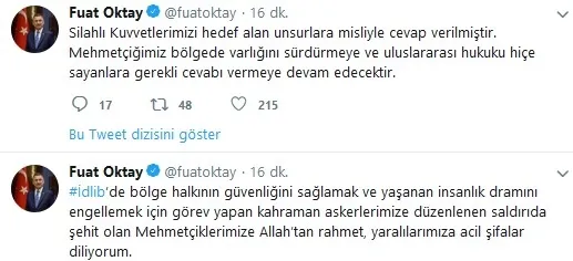 Son dakika: Esad rejiminden İdlib'de kalleş saldırı! MSB: 5 asker şehit oldu, şehitlerimizin kanı yerde bırakılmadı