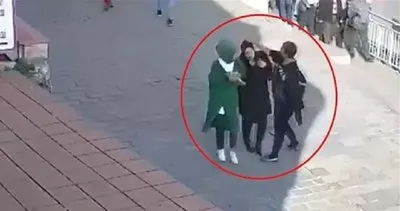 Karaköy'da başörtü kızlara saldıran kadın yeniden hakim karşısında!  “Şizofrenim” diyerek özür diledi