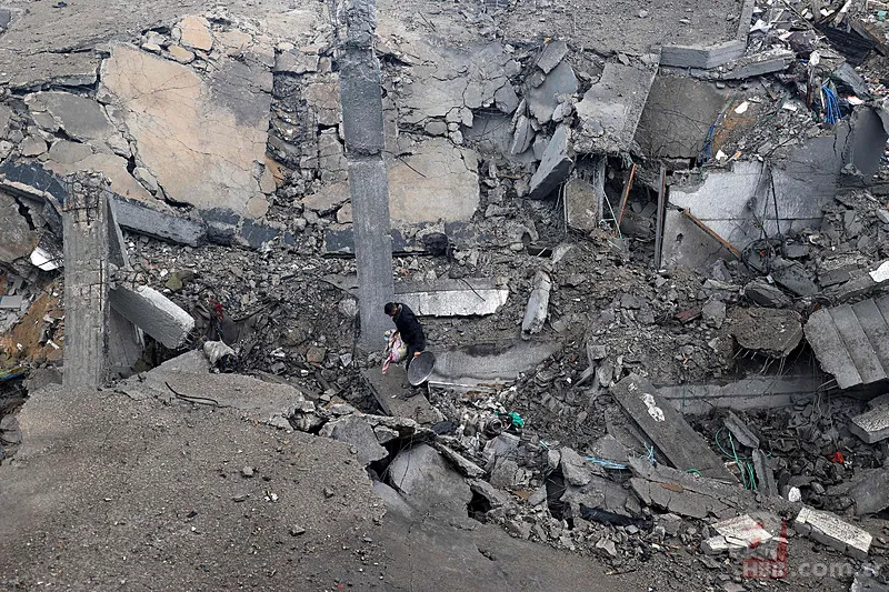 Katil İsrail Gazze'yi ateşkese rağmen yerle bir ediyor! Cani planı ABD basını yazdı 6