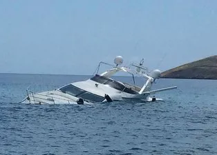 Son dakika | Lüks yat kayalara çarparak batma tehlikesi yaşadı! Balıkçılar son anda yetişti