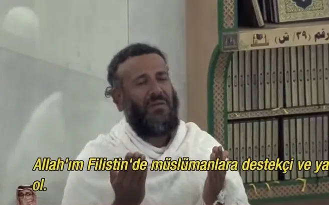 Kutsal toprakta Filistin hutbesi! Kabe İmamı dua ederken gözyaşlarına hakim olamadı Kutsal toprakta Filistin hutbesi! Kabe İmamı dua ederken gözyaşlarına hakim olamadı