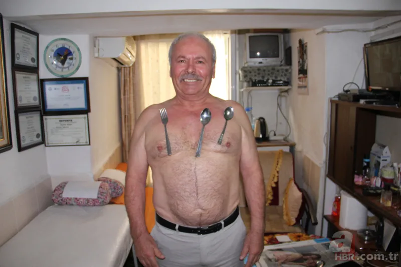 Şanlıurfalı 'mıknatıs adam' görenleri şok etti! Vücudunda bulunan bio enerji ile... 10