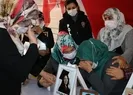 Evladına kavuşan aile desteğe koştu