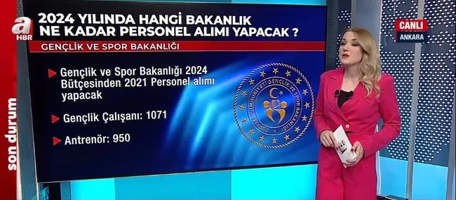 2024 yılında kaç kamu personeli alınacak? 60 bine yakın personel alımı yapılacak